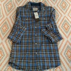 Flannel long sleeve with tags